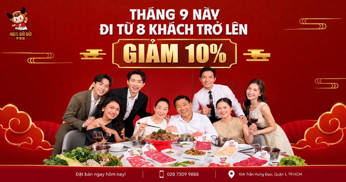 Tu hop thang 9 Di nhom tu 8 khach giam ngay 10 tai Nguu Bao Bao